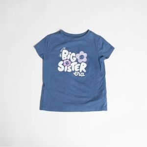 Carters Big Sister Era Blue Shirt
